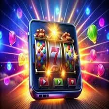 Người chơi điều khiển game bắn cá trên điện thoại di động tại Vietnam